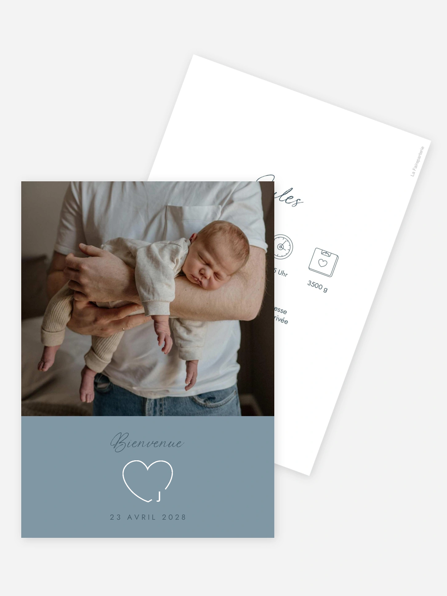 Faire-part naissance Pur bonheur