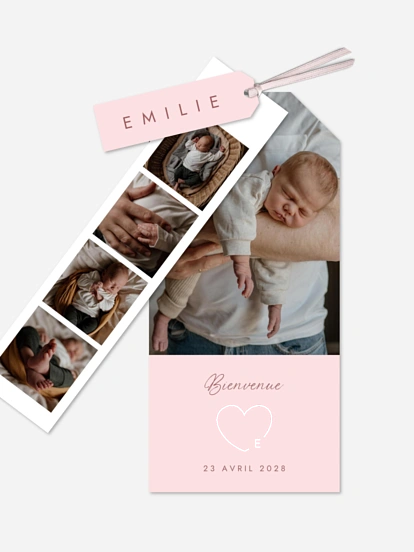 Faire-part naissance Pur bonheur