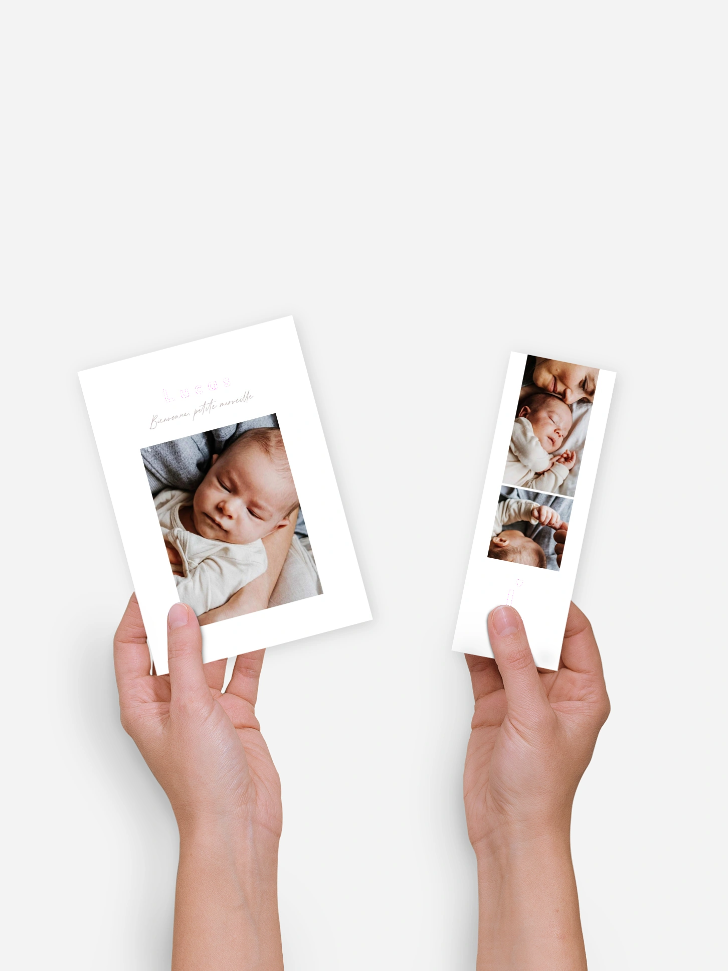 Faire-part naissance Bonjour petite merveille