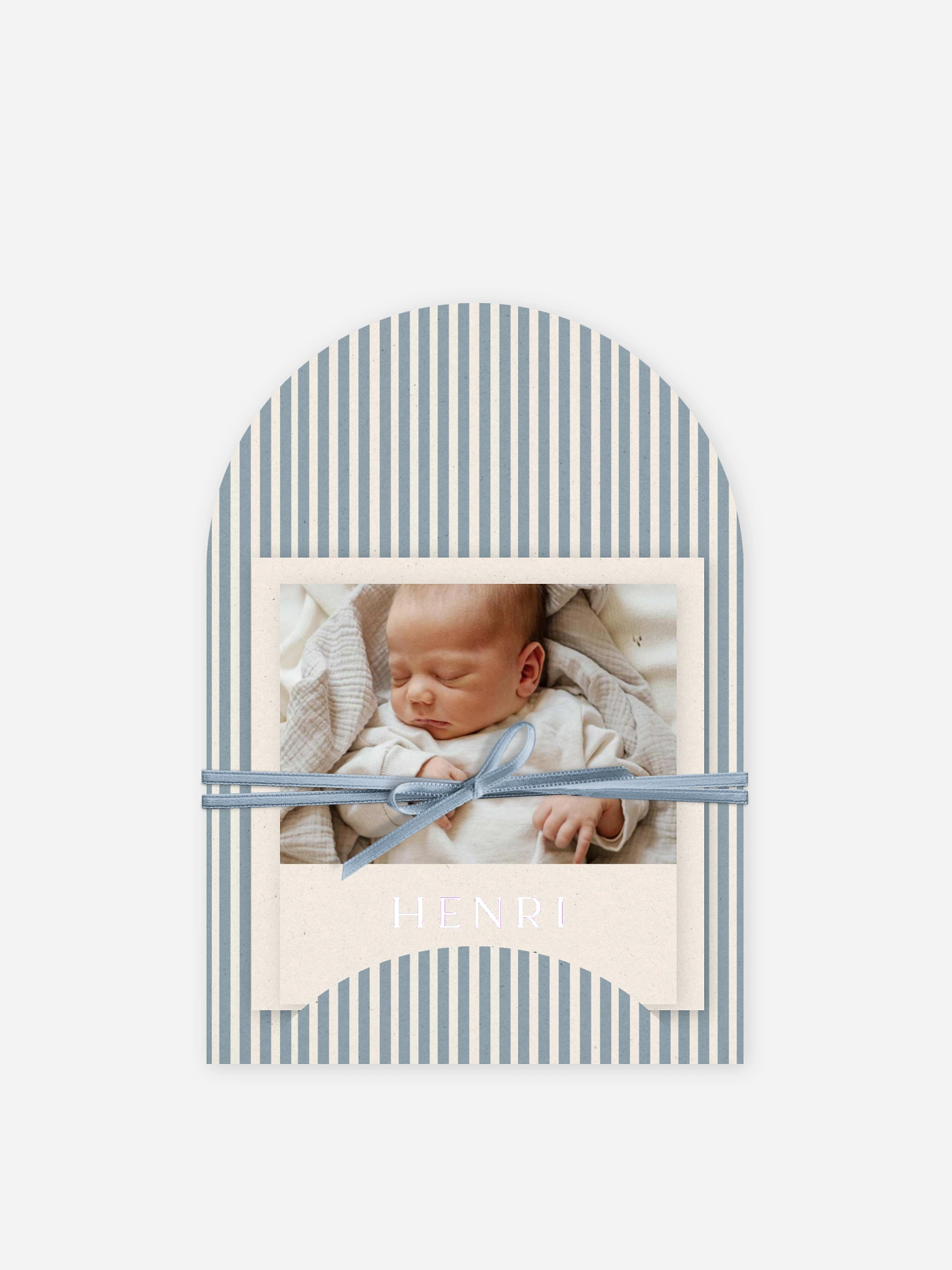 Faire-part naissance Jeu de rayures
