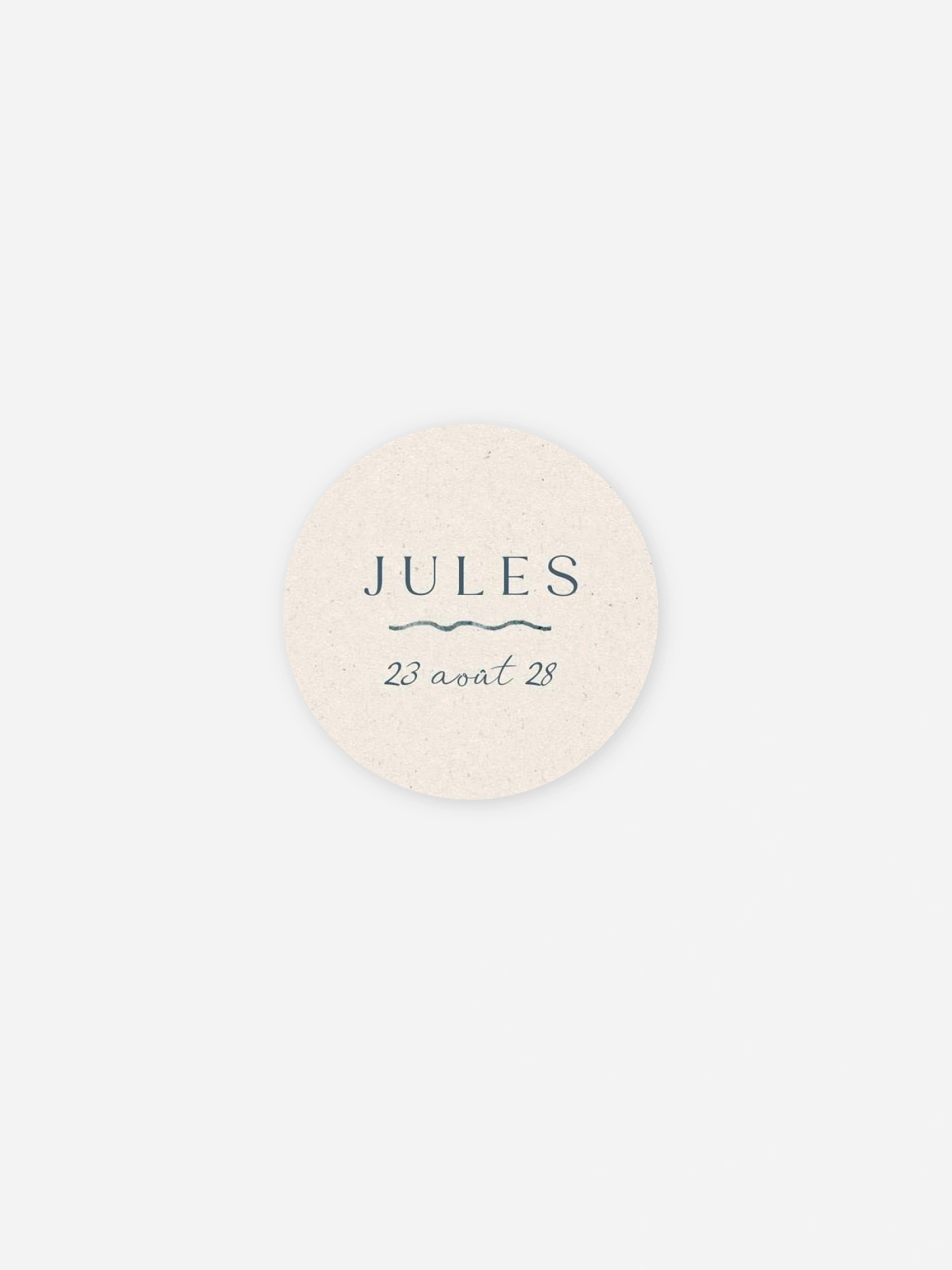 Stickers naissance Jeu de rayures