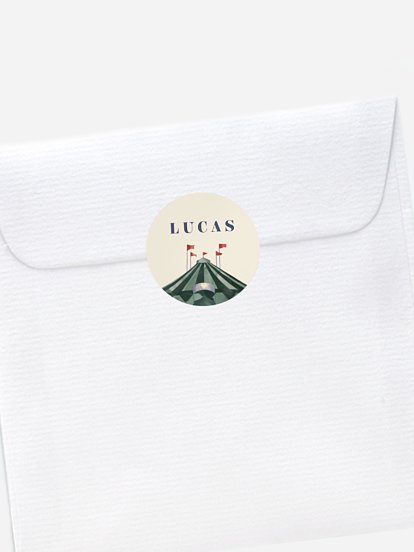 Stickers naissance Place au spectacle