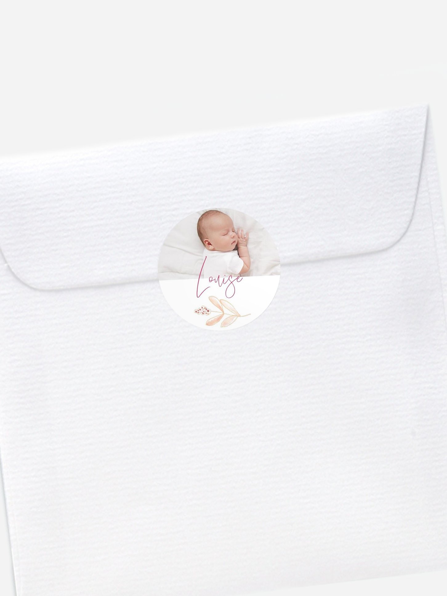 Stickers naissance Fleurie
