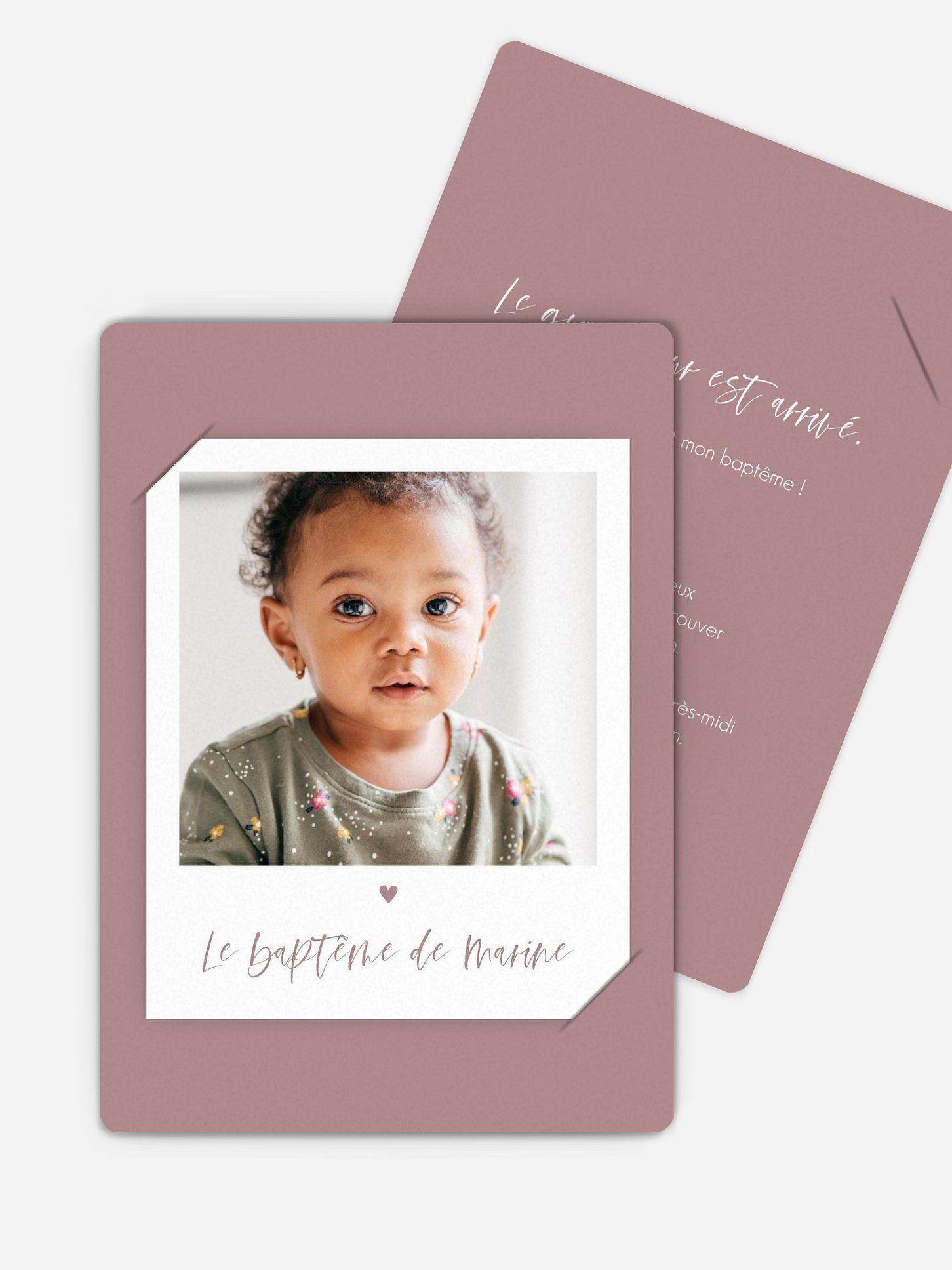 Faire-part baptême Lovely Blessing