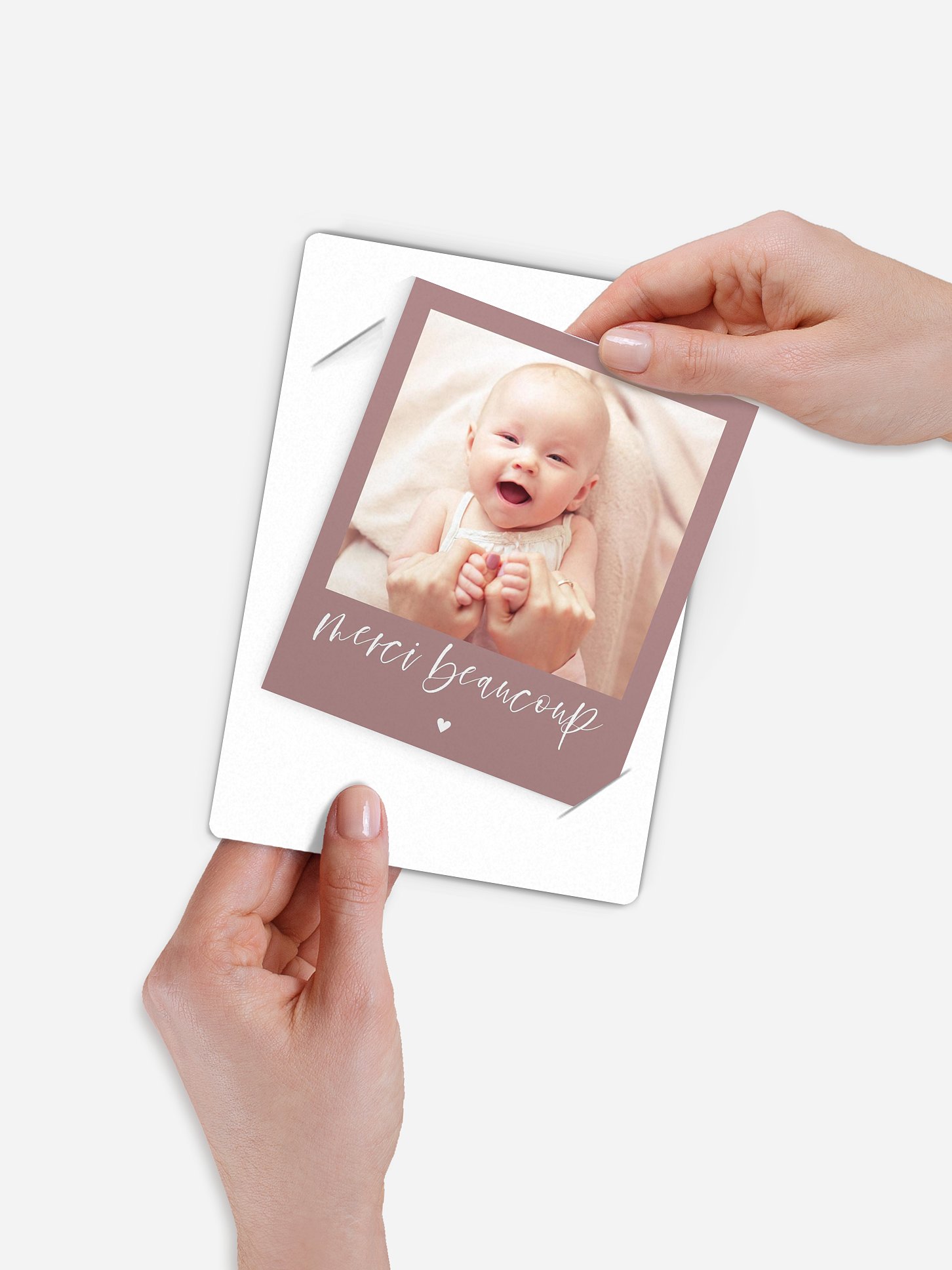 Carte remerciement naissance Lovely Blessing