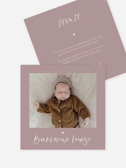 Faire-part naissance Lovely Blessing