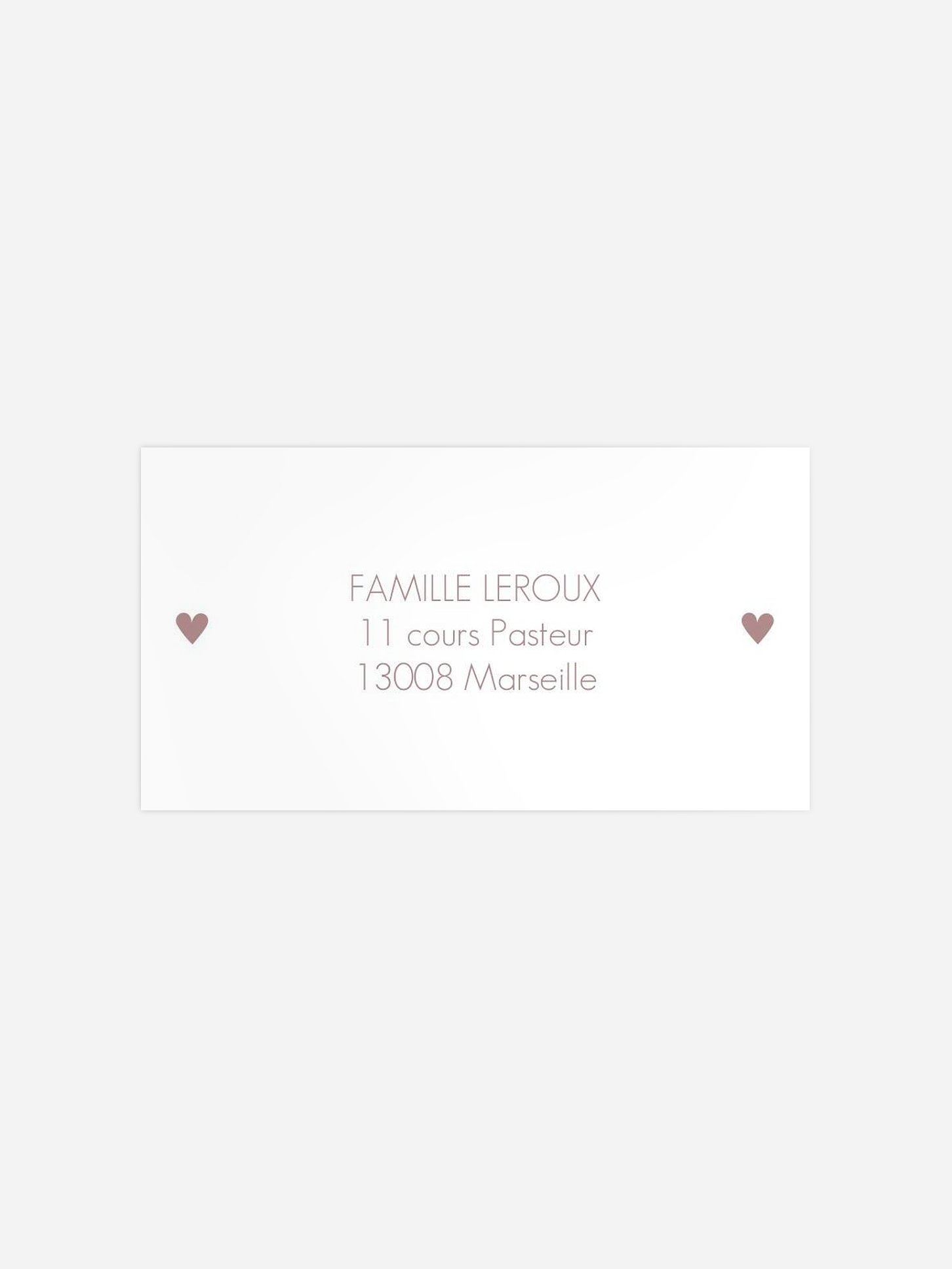 Étiquette destinataire naissance Lovely Blessing