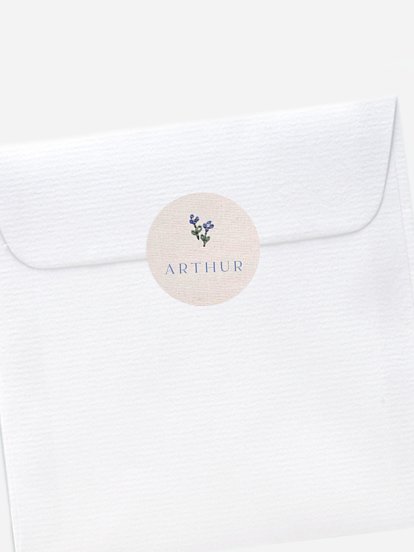 Stickers naissance Pattern of Love