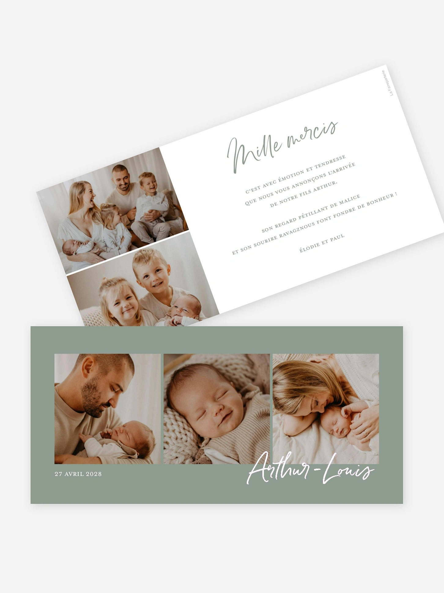 Faire-part naissance Douceur de Naissance