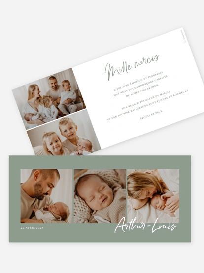 Faire-part naissance Douceur de Naissance