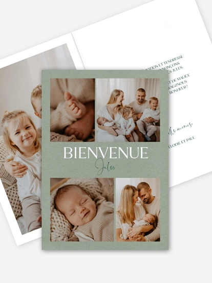 Faire-part naissance Première Lumière