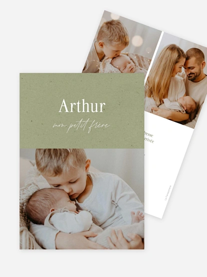 Faire-part naissance Déjà complices