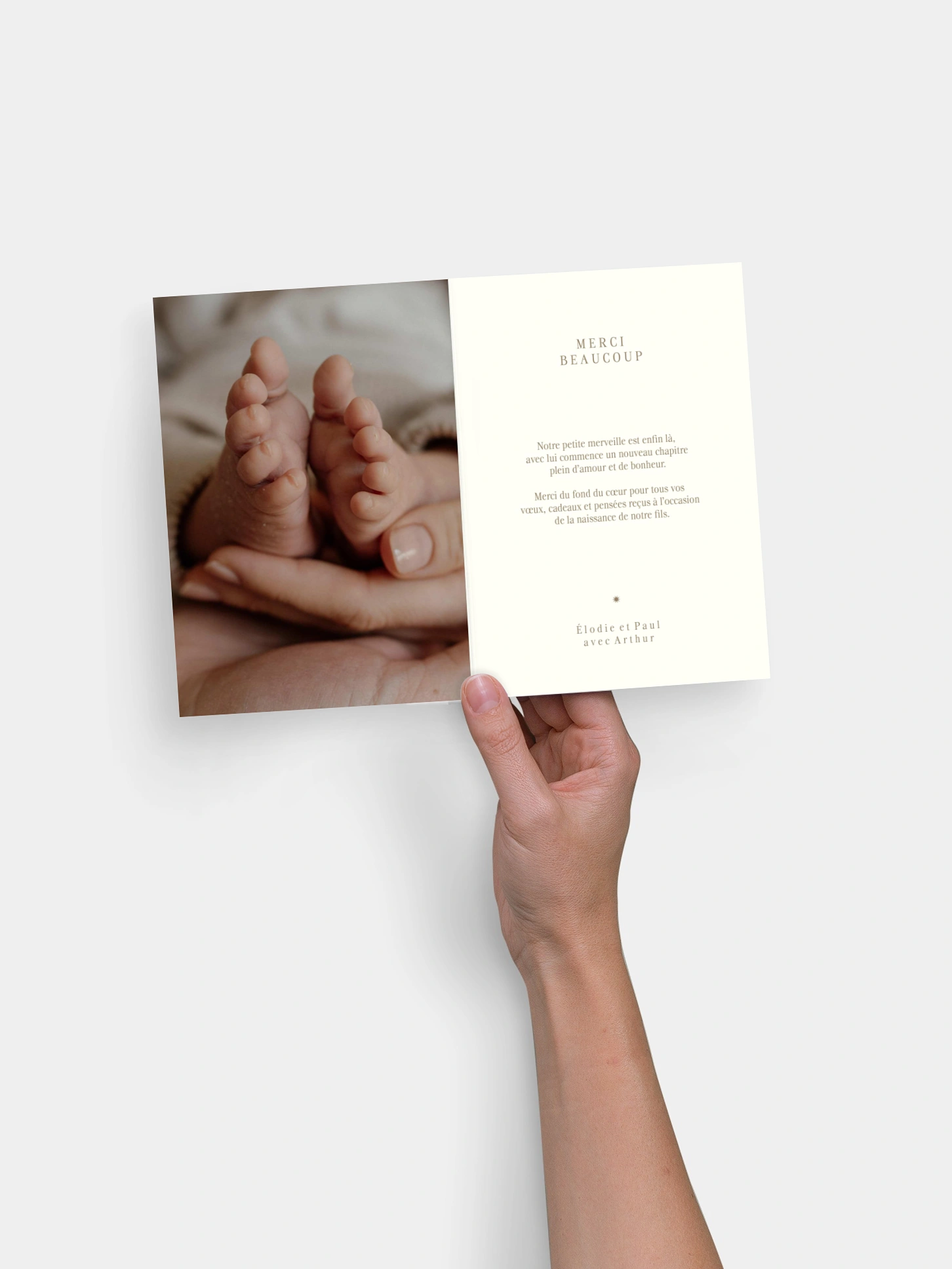 Faire-part naissance Notre étoile