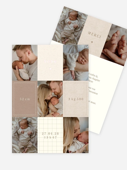 Faire-part naissance Notre étoile
