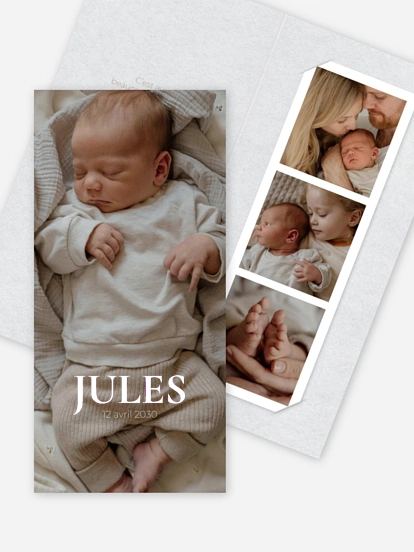 Faire-part naissance Mon petit amour