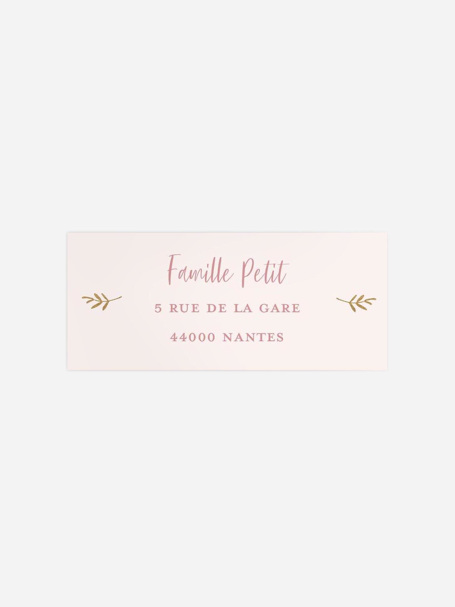Étiquette expéditeur naissance Petits papillons 2