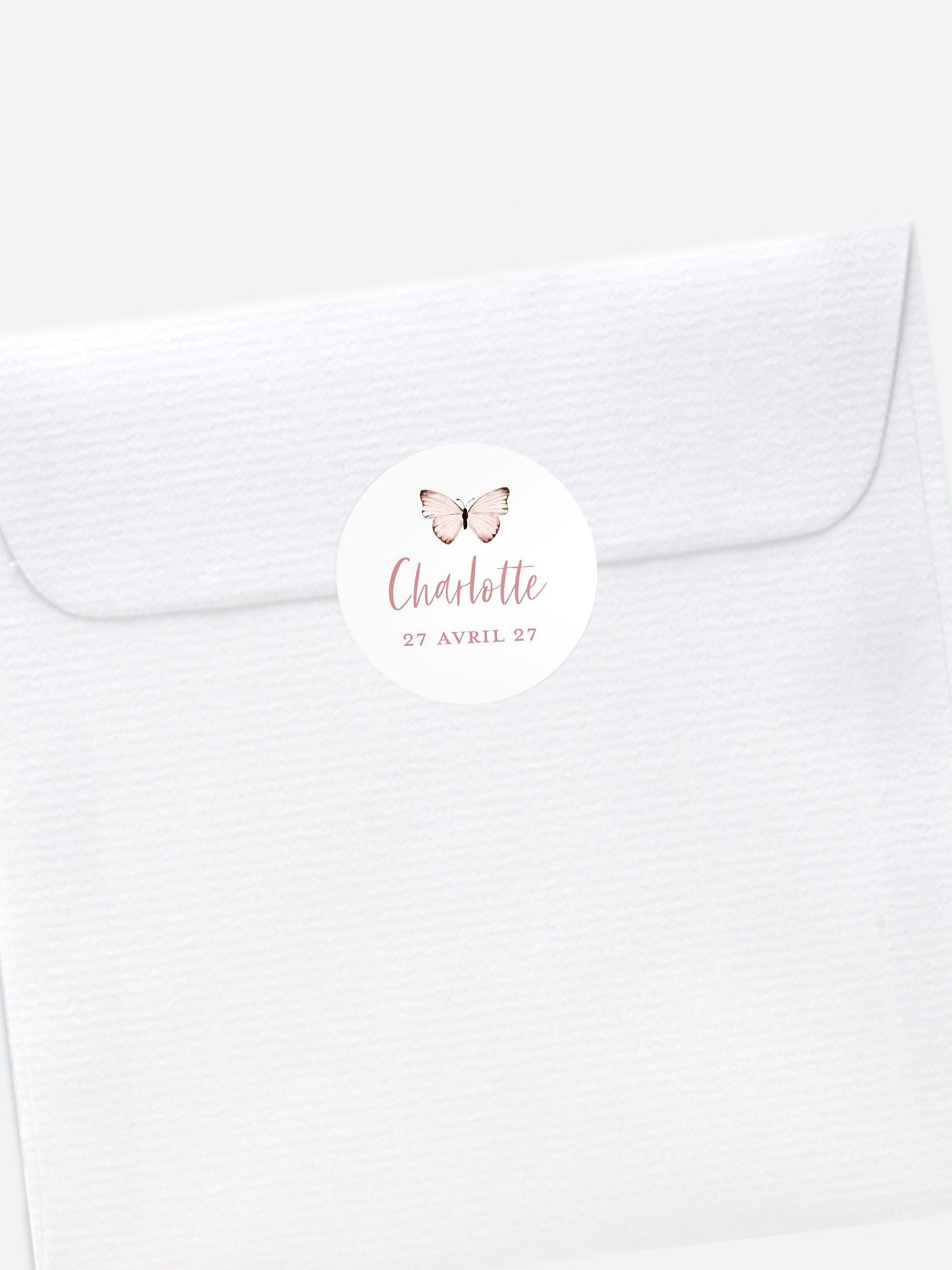 Stickers naissance Petits papillons 2
