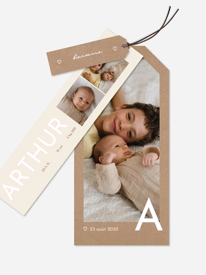 Faire-part naissance Petit grand amour