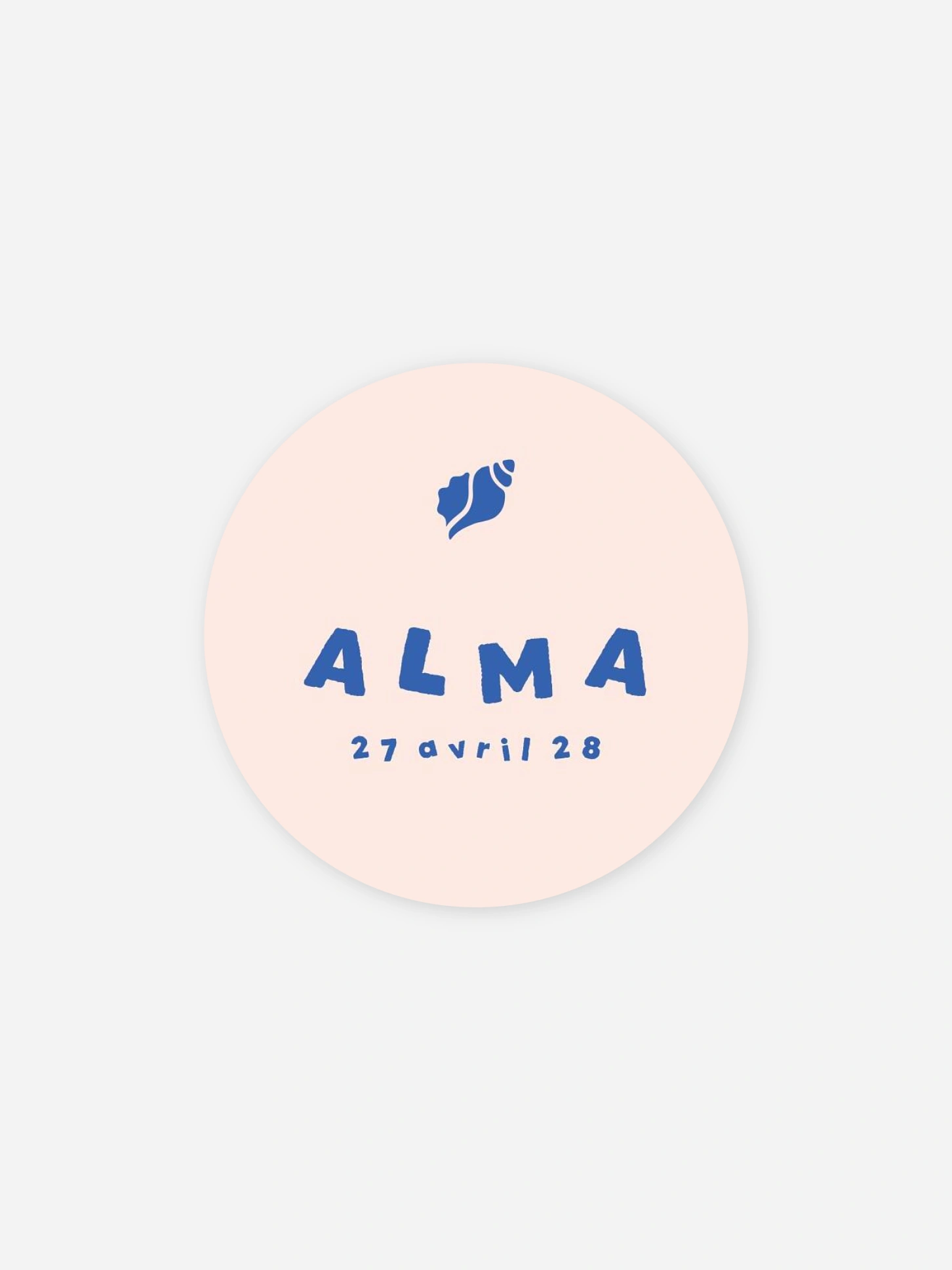 Stickers naissance Brise marine