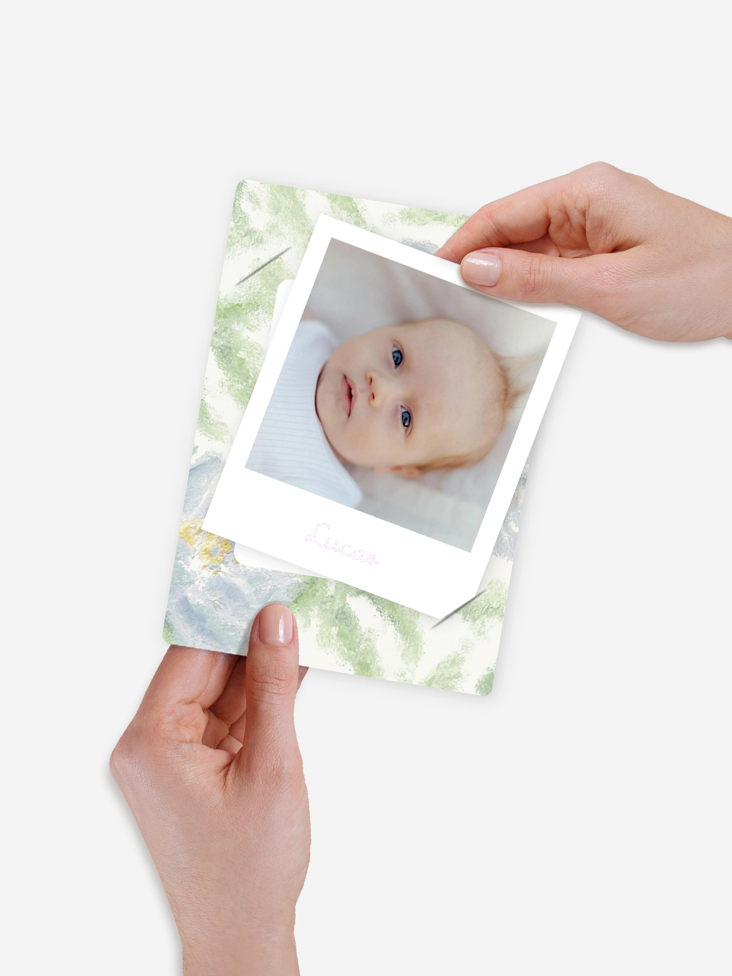 Faire-part naissance Vent de fleurs