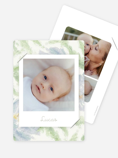 Faire-part naissance Vent de fleurs