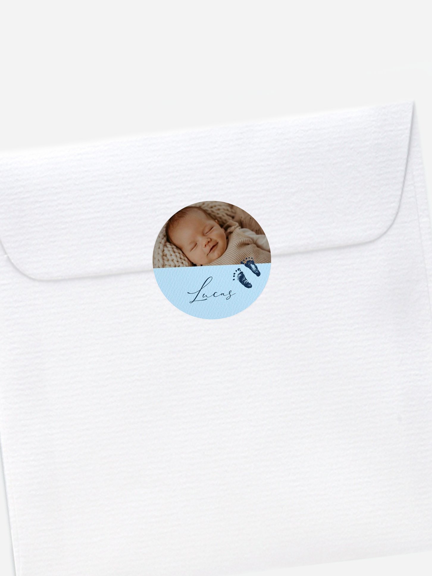 Stickers naissance Empreintes de bébé