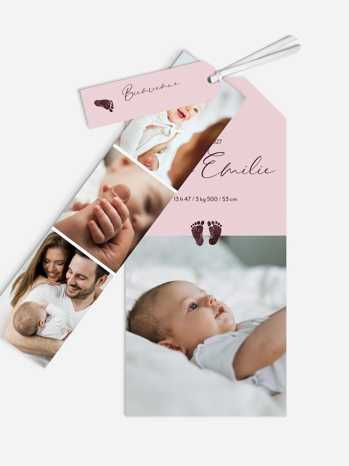 Faire-part naissance De si petits pieds