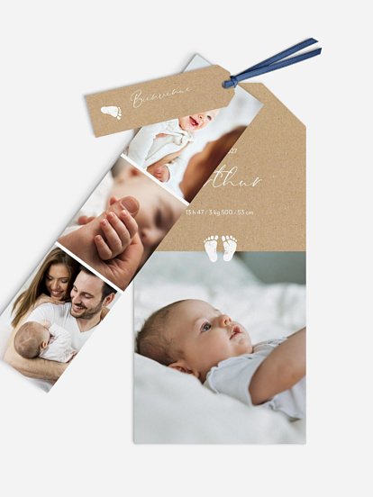 Faire-part naissance De si petits pieds