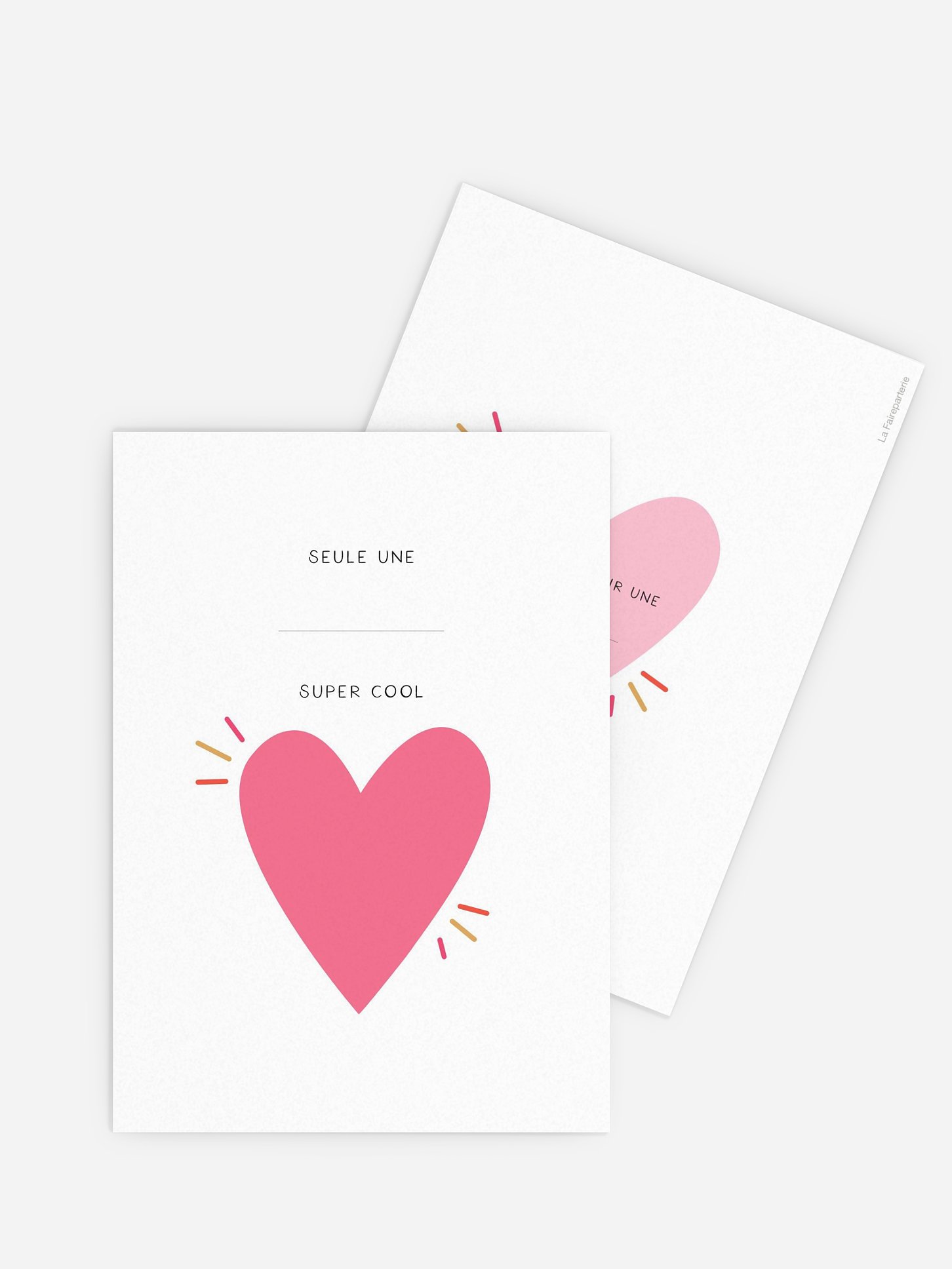 Carte annonce grossesse Big Heart