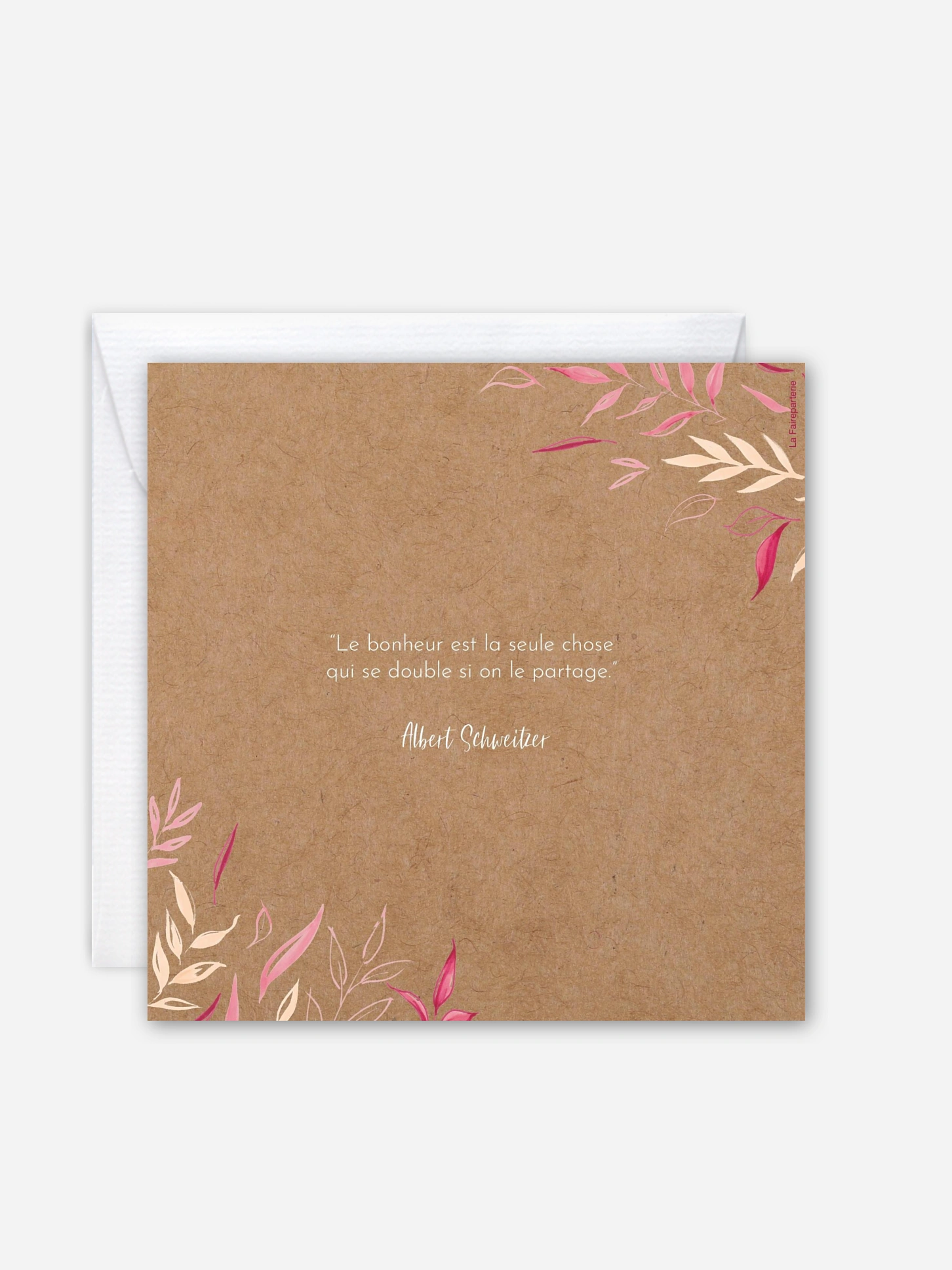 Faire-part naissance Envolée florale