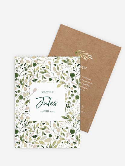 Faire-part naissance All The Rosery