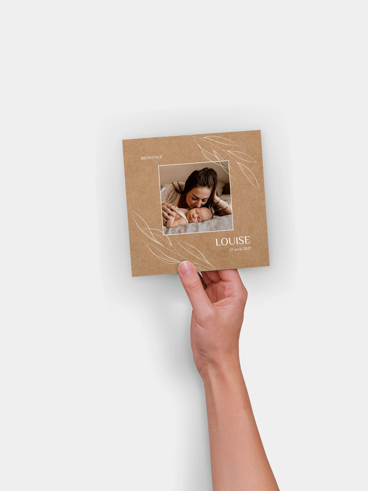 Faire-part naissance Poésie délicate