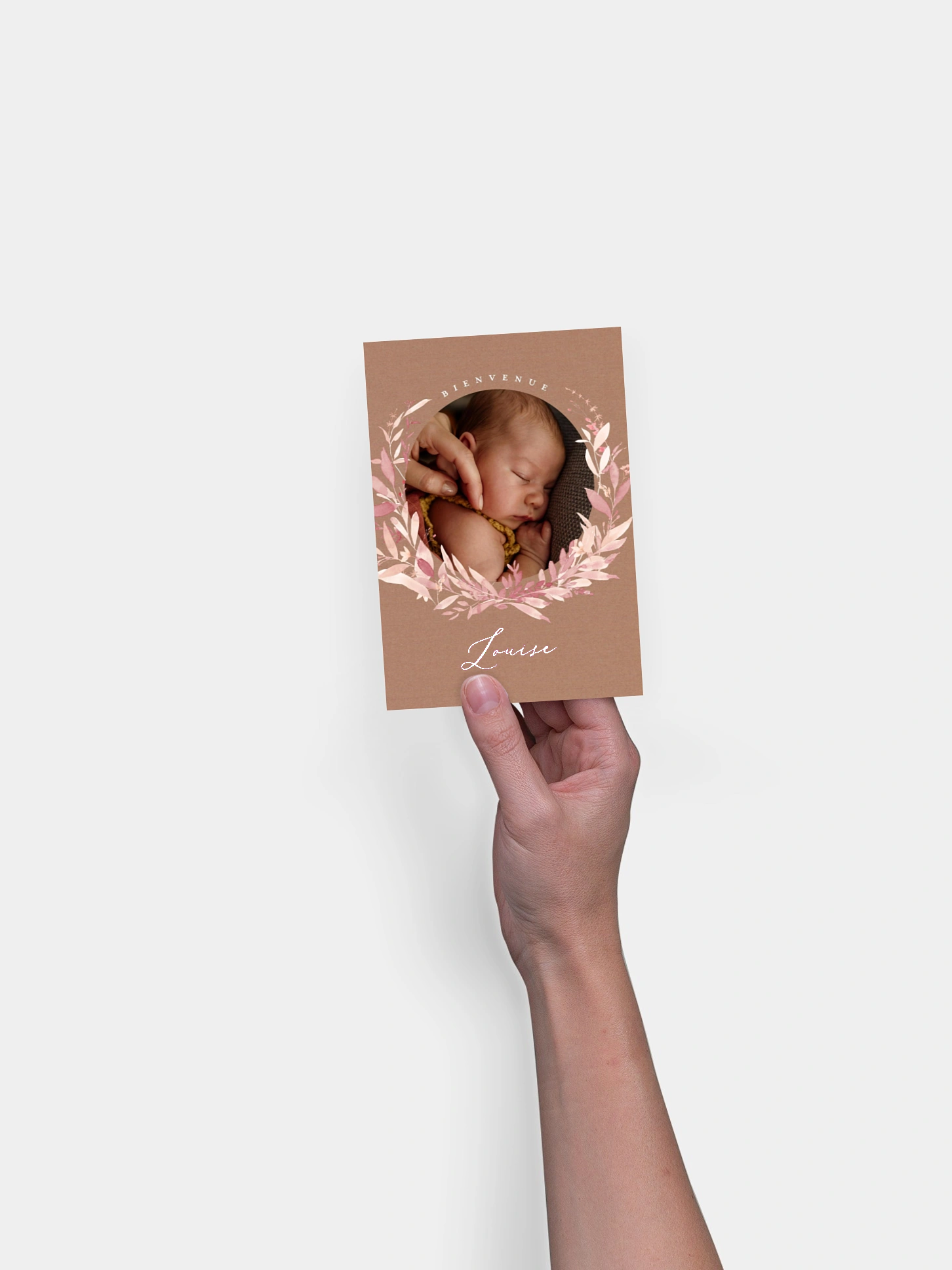 Faire-part naissance Enfant fleur