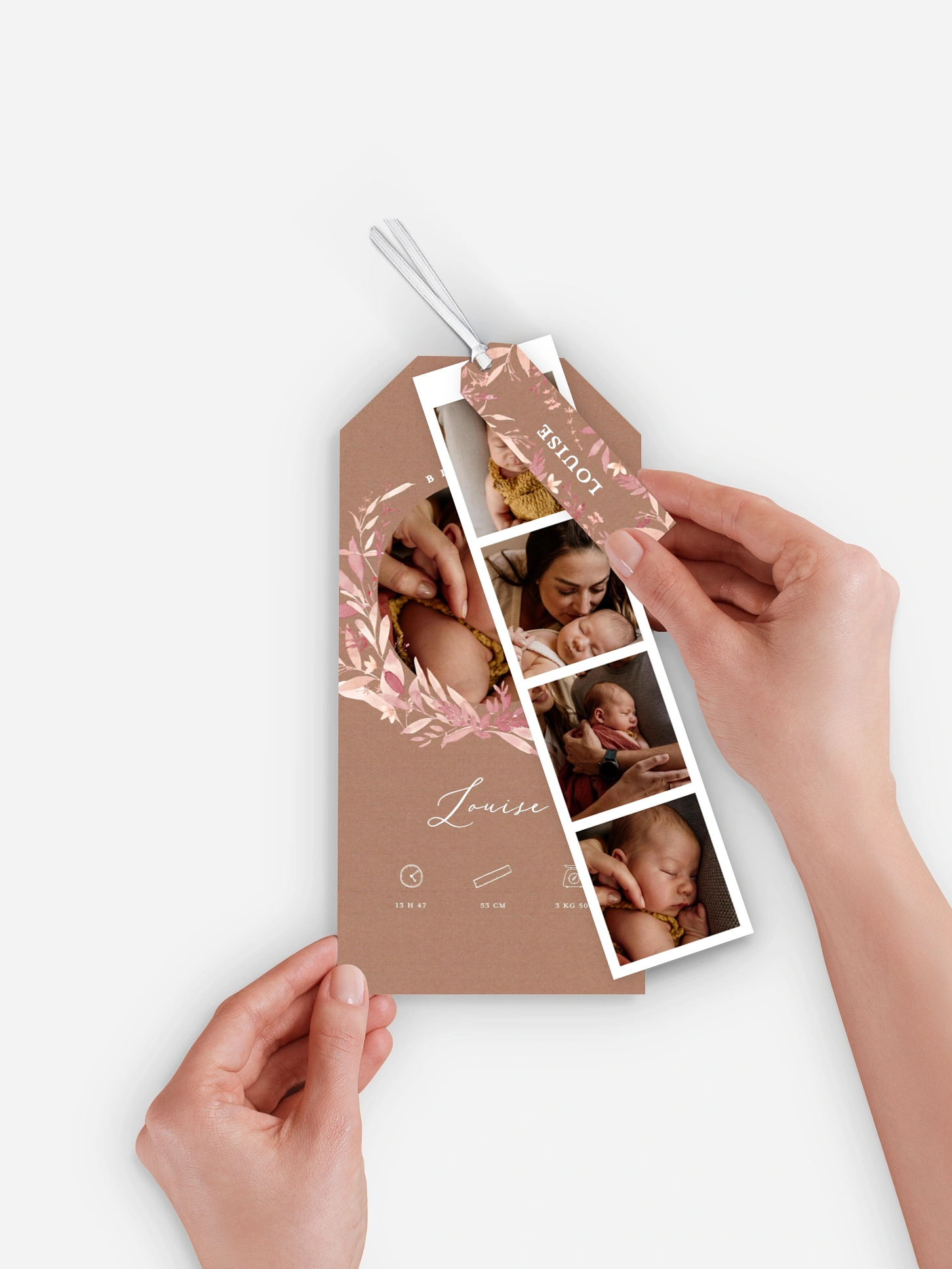 Faire-part naissance Enfant fleur