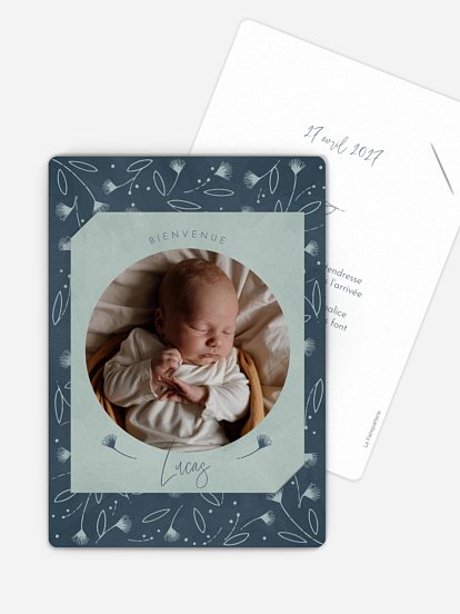 Faire-part naissance Cadre élégant