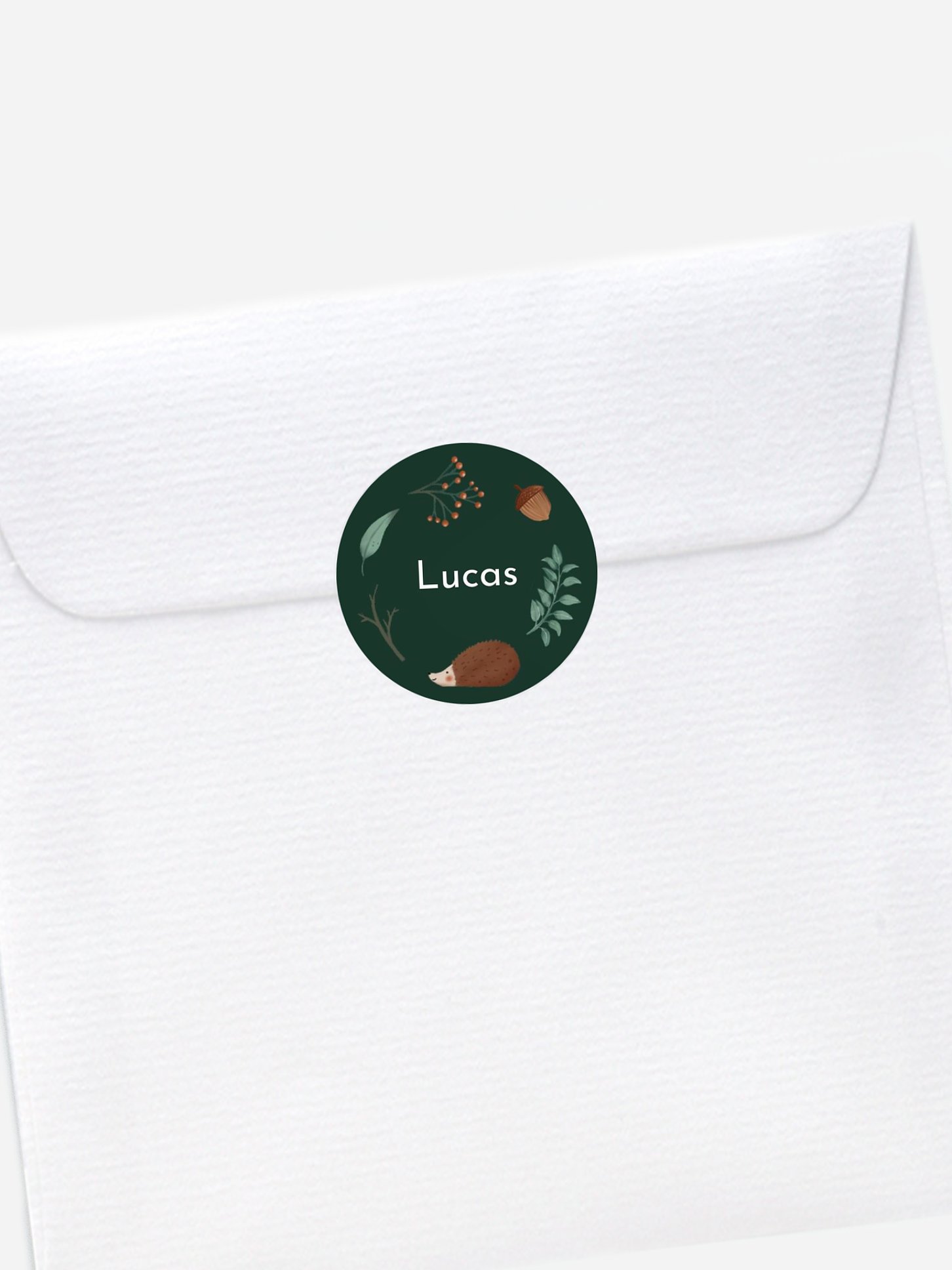 Stickers naissance Balade forestière