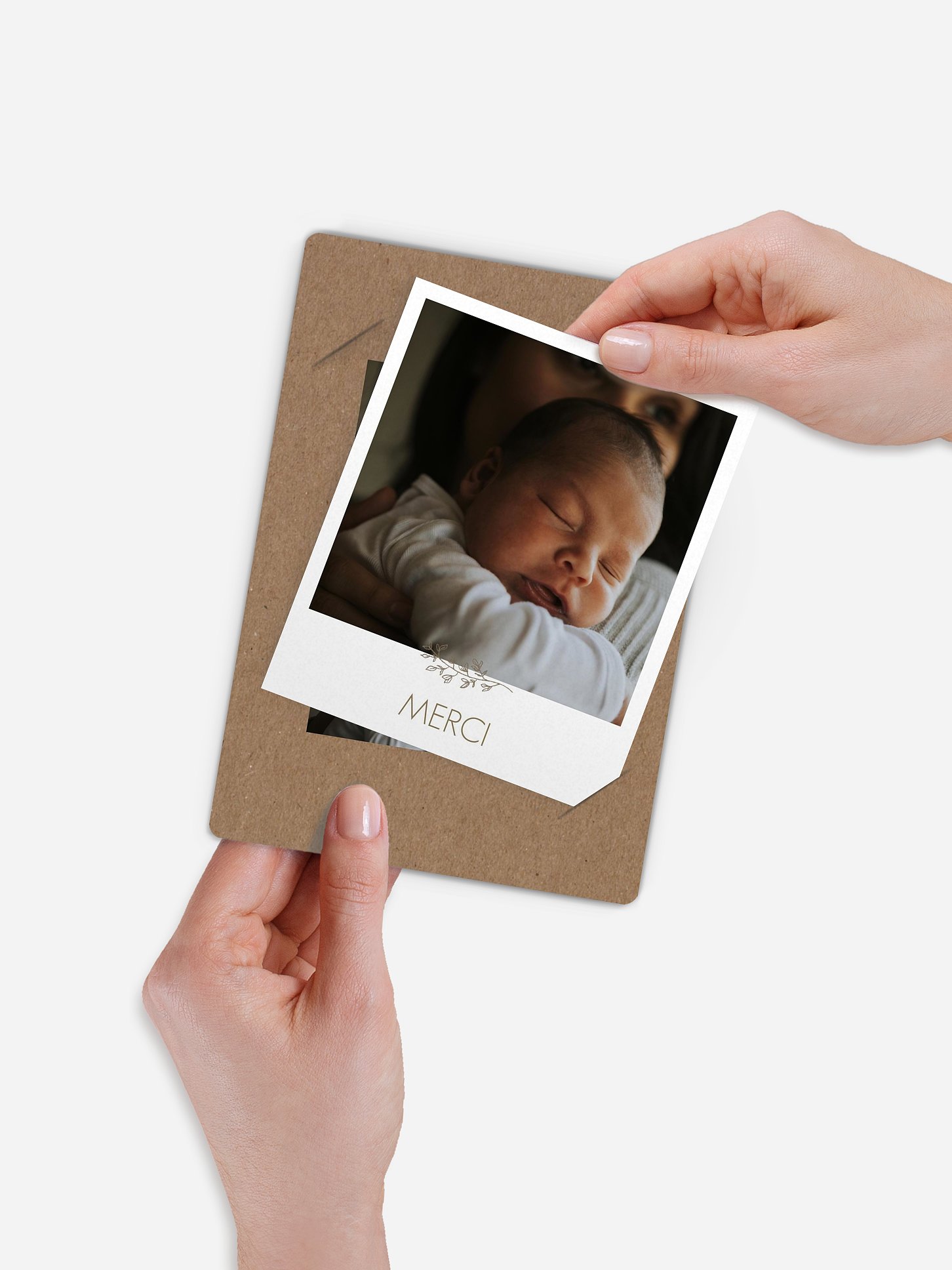 Carte remerciement naissance Lovely baby