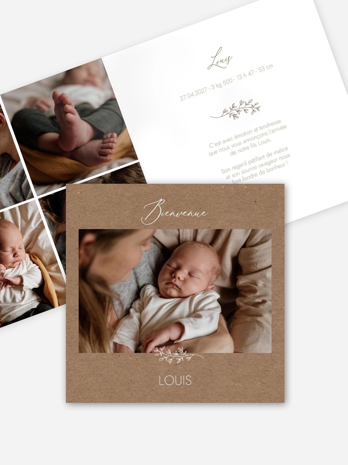 Faire-part naissance Lovely baby