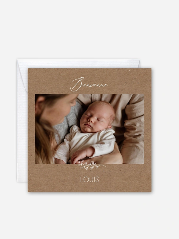 Faire-part naissance Lovely baby