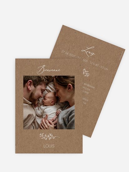 Faire-part naissance Lovely baby