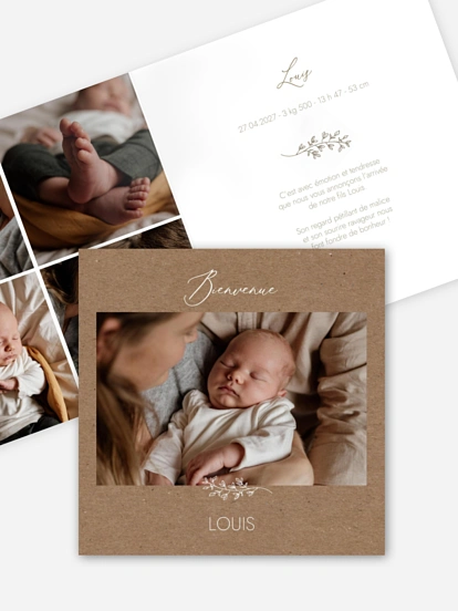 Faire-part naissance Lovely baby