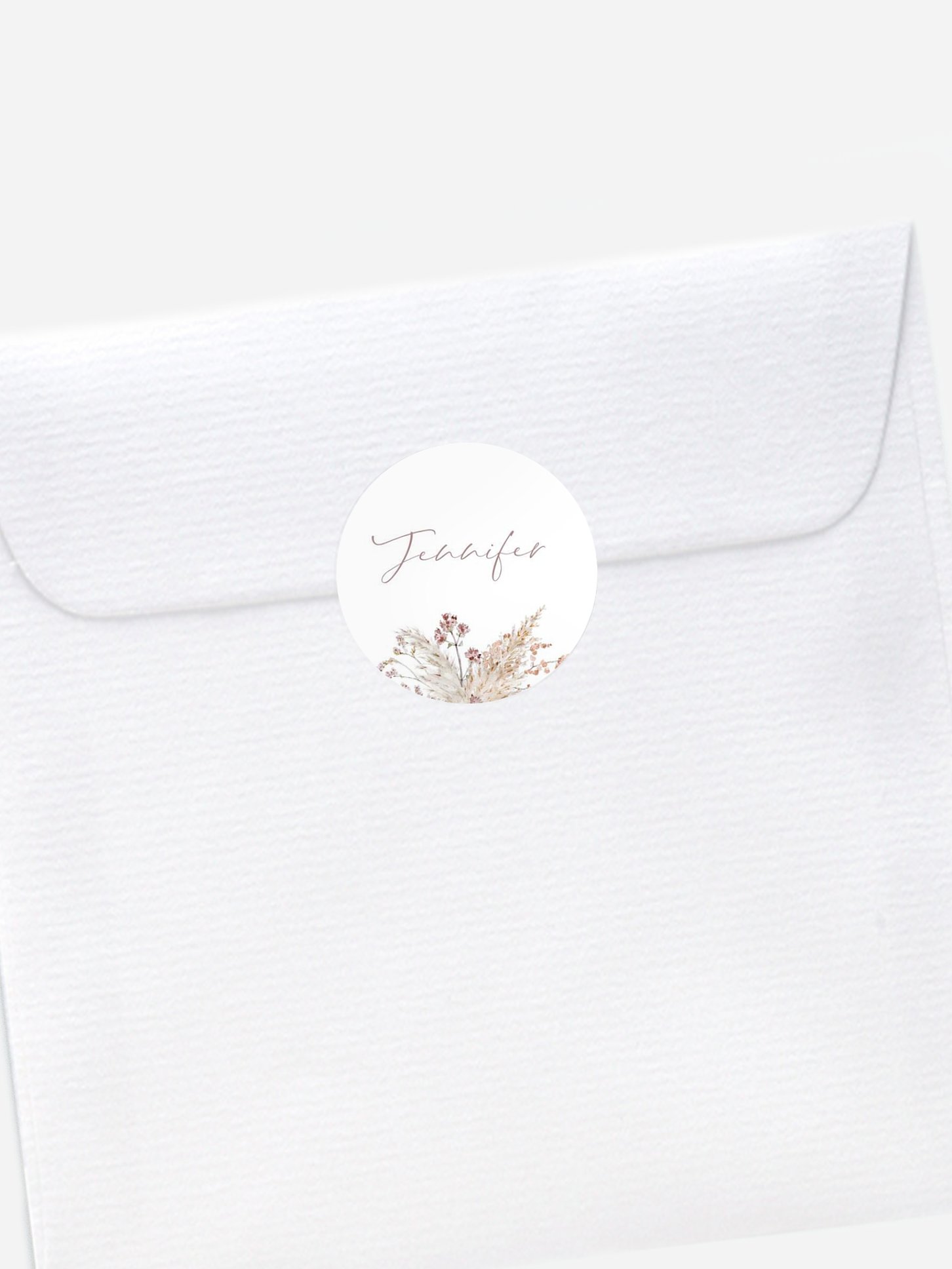 Stickers naissance Fleurs filigranes