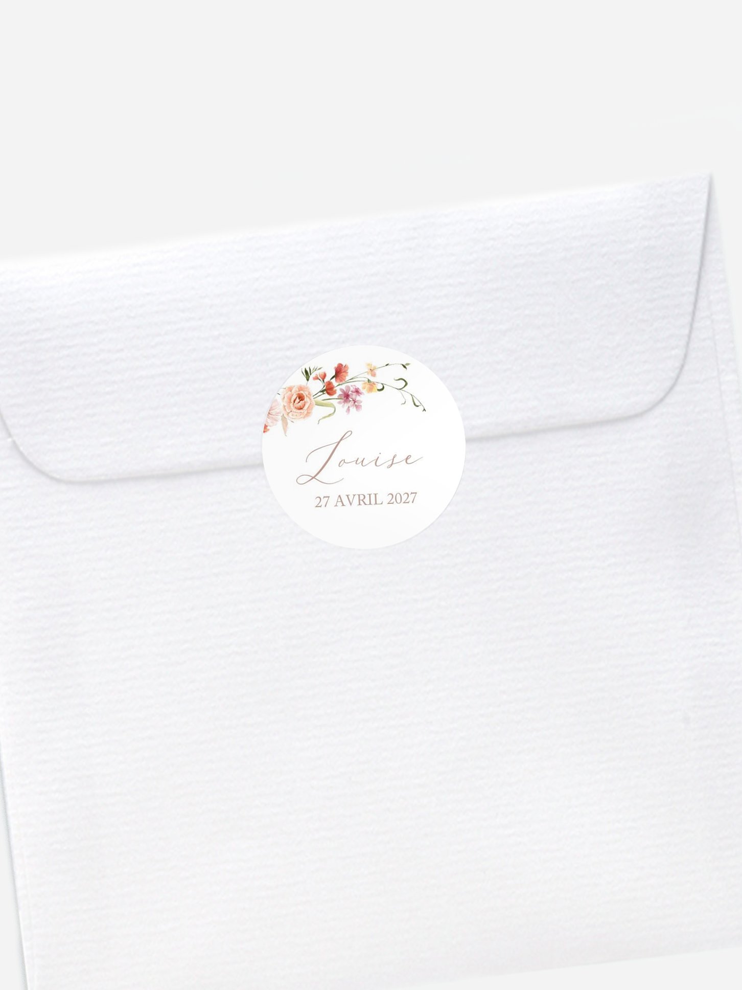 Stickers naissance Fleurs des champs