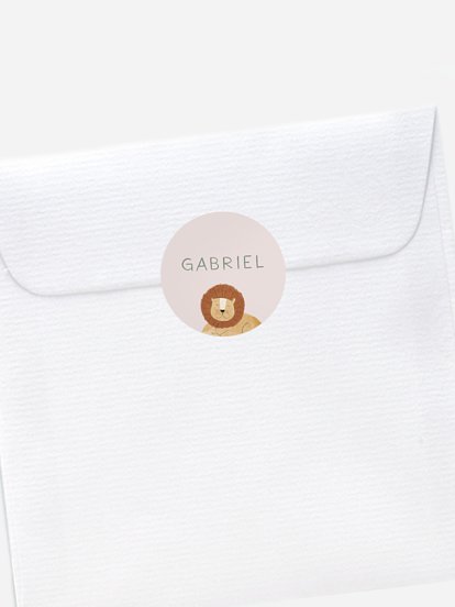 Stickers naissance Little Jungle