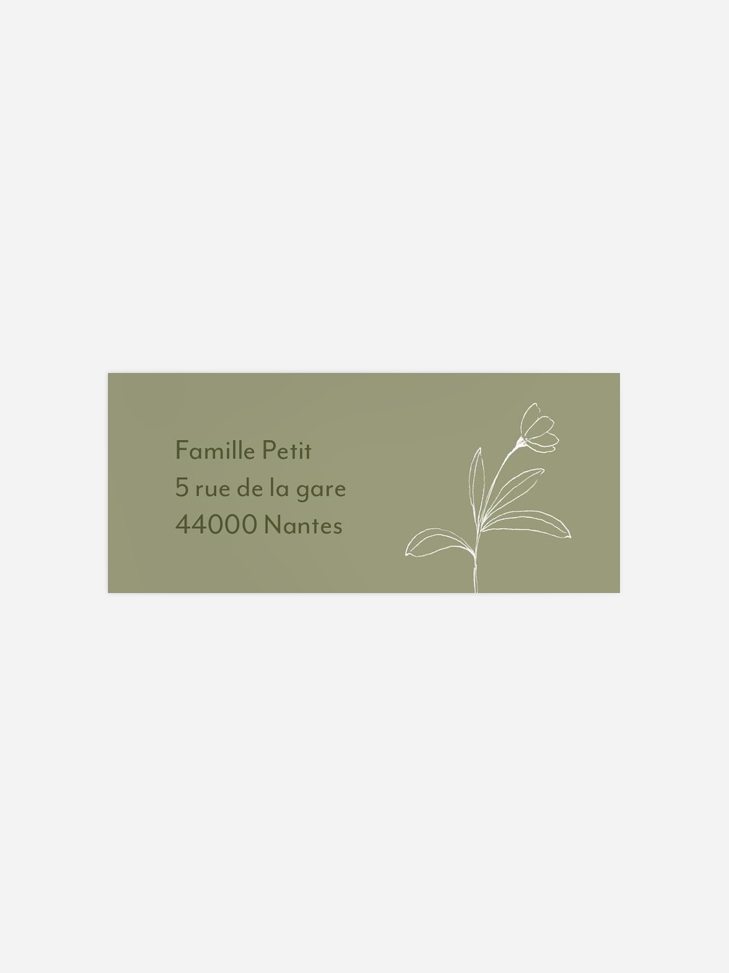 Étiquette expéditeur naissance Hello Love