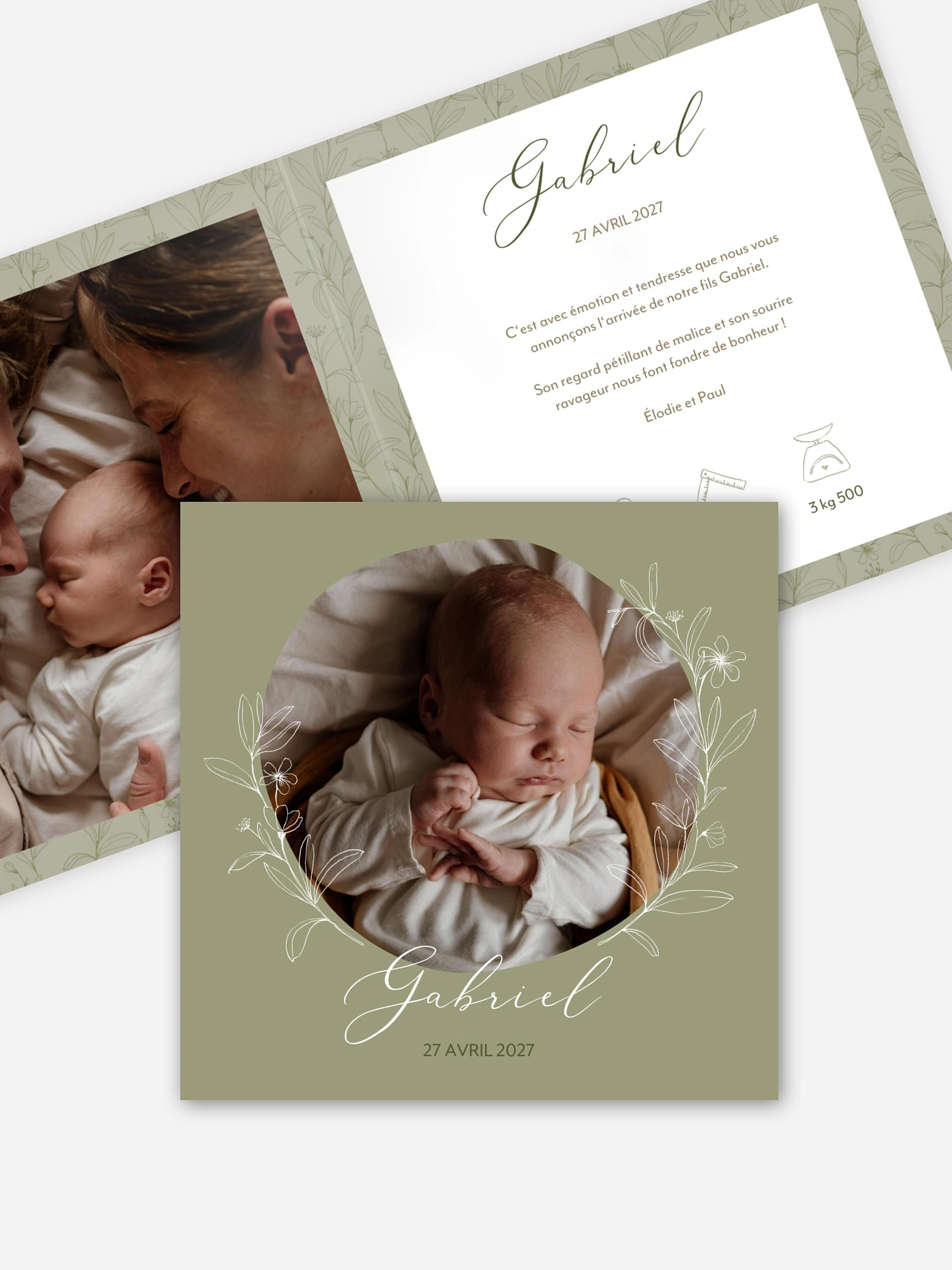 Faire-part naissance Hello Love