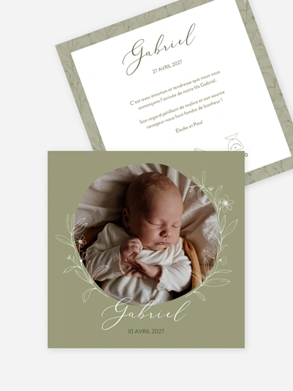 Faire-part naissance Hello Love