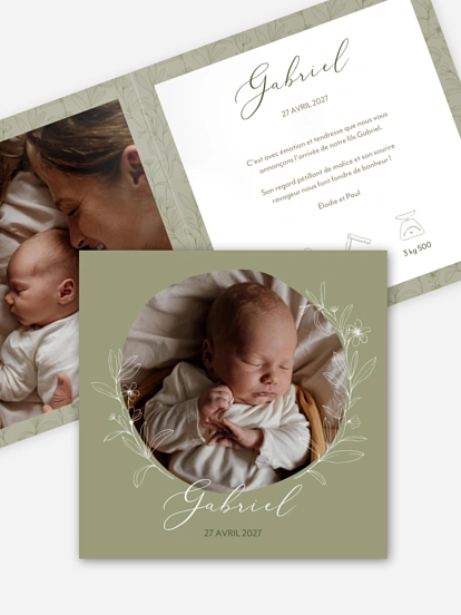 Faire-part naissance Hello Love