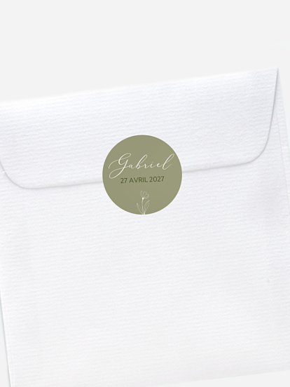 Stickers naissance Hello Love