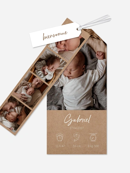 Faire-part naissance Natural Picto